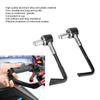 CNC Motorbike Handgrip Guard Brake Levers   Guard Motorcycle  or Handlebar(Silver)