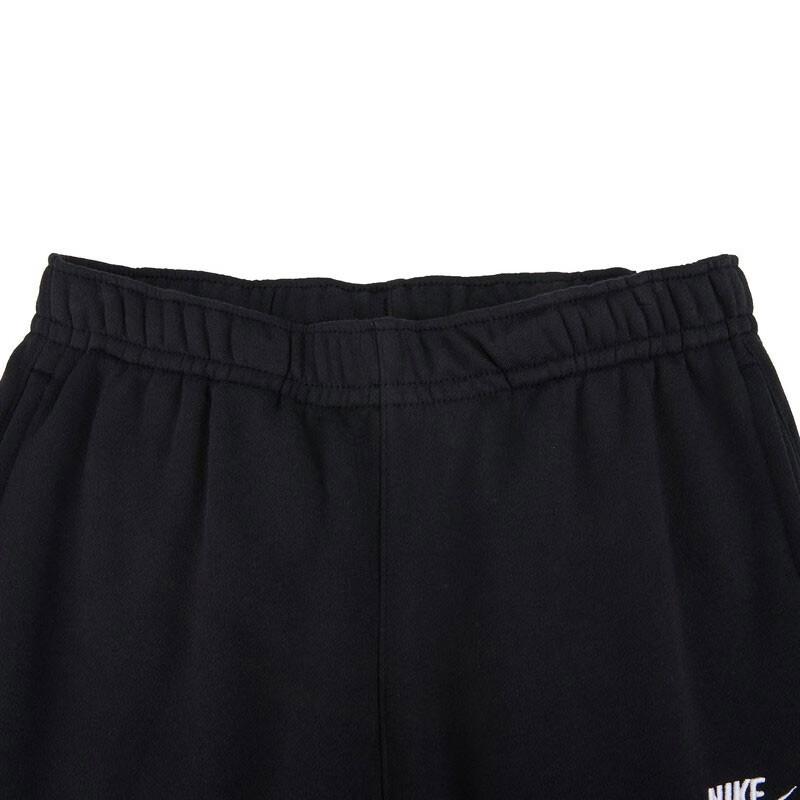 Nike As M Nsw Club однотонная толстовка с круглым вырезом и брюки с манжетами повседневный спортивный комплект мужская толстовка и брюки черный BV2663-010+BV2738-010