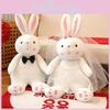 Rabbit Couple Wedding Plush Toy Stuffed Animal Doll Home Decoration Kids Gift