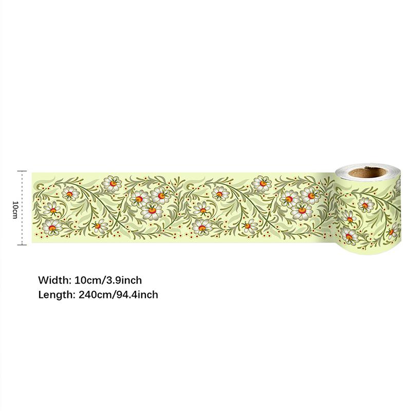 10x240 см ПВХ водонепроницаемая поясная линия самоклеящаяся декоративная полоса на талии