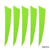 Right 50Pcs Turkey Wing 4inch Fletching Archery Arrow Feather Accessory  Hunting