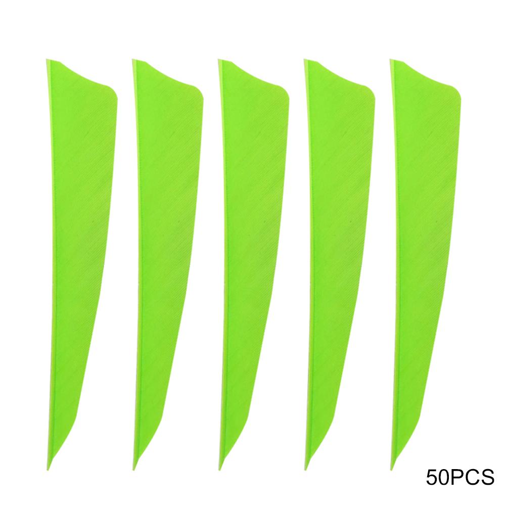 Right 50Pcs Turkey Wing 4inch Fletching Archery Arrow Feather Accessory Hunting