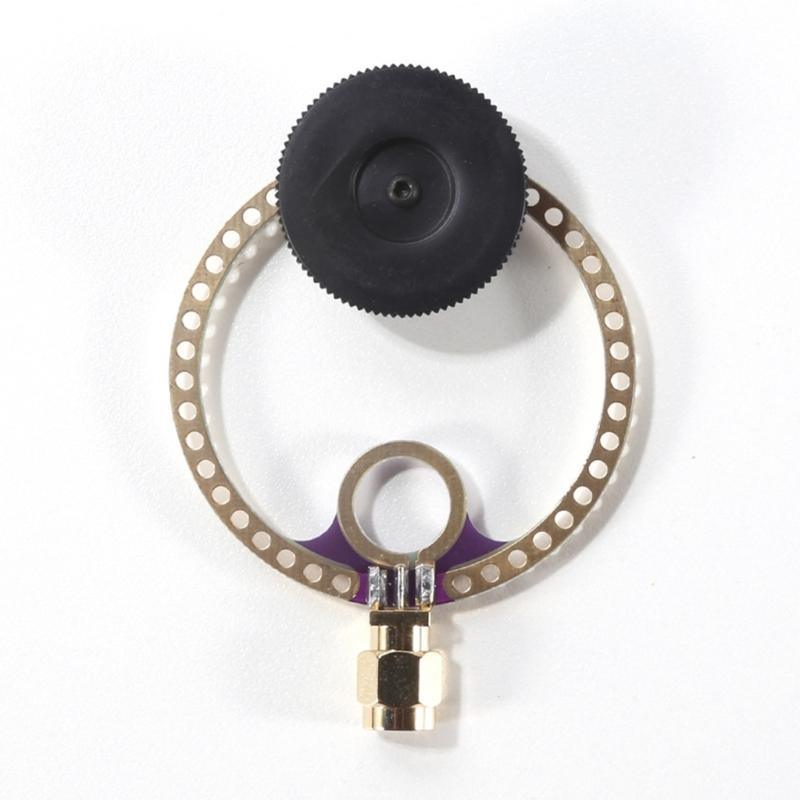 Double Band UHF/VHF Mini Circular Antennaes Set 10cm/5.0cm Diameter SMA Male Connector for DSP DSP2 Radio Receivers