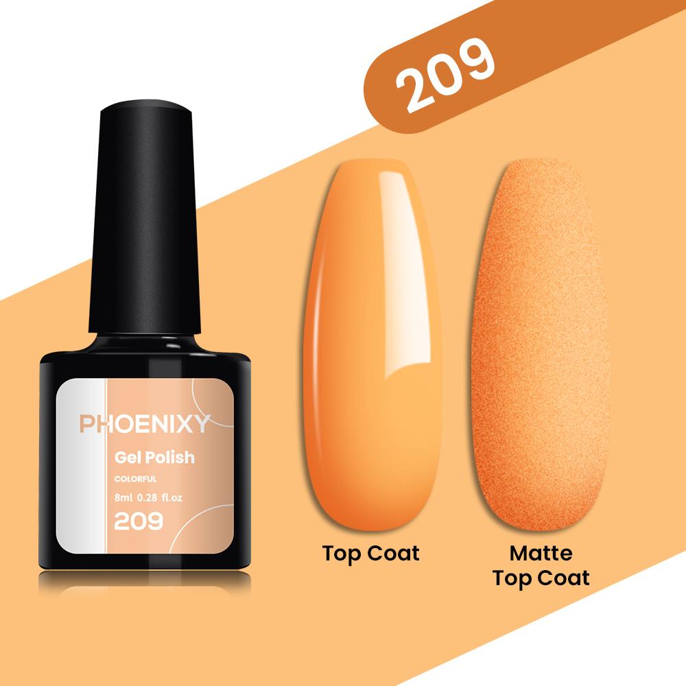 PHOENIXY, 8 мл, однотонный гель-лак для ногтей, замачиваемый цветной гель телесного цвета, розовый, фиолетовый, долговечный лак для ногтей, УФ-светодиодный лак для дизайна ногтей