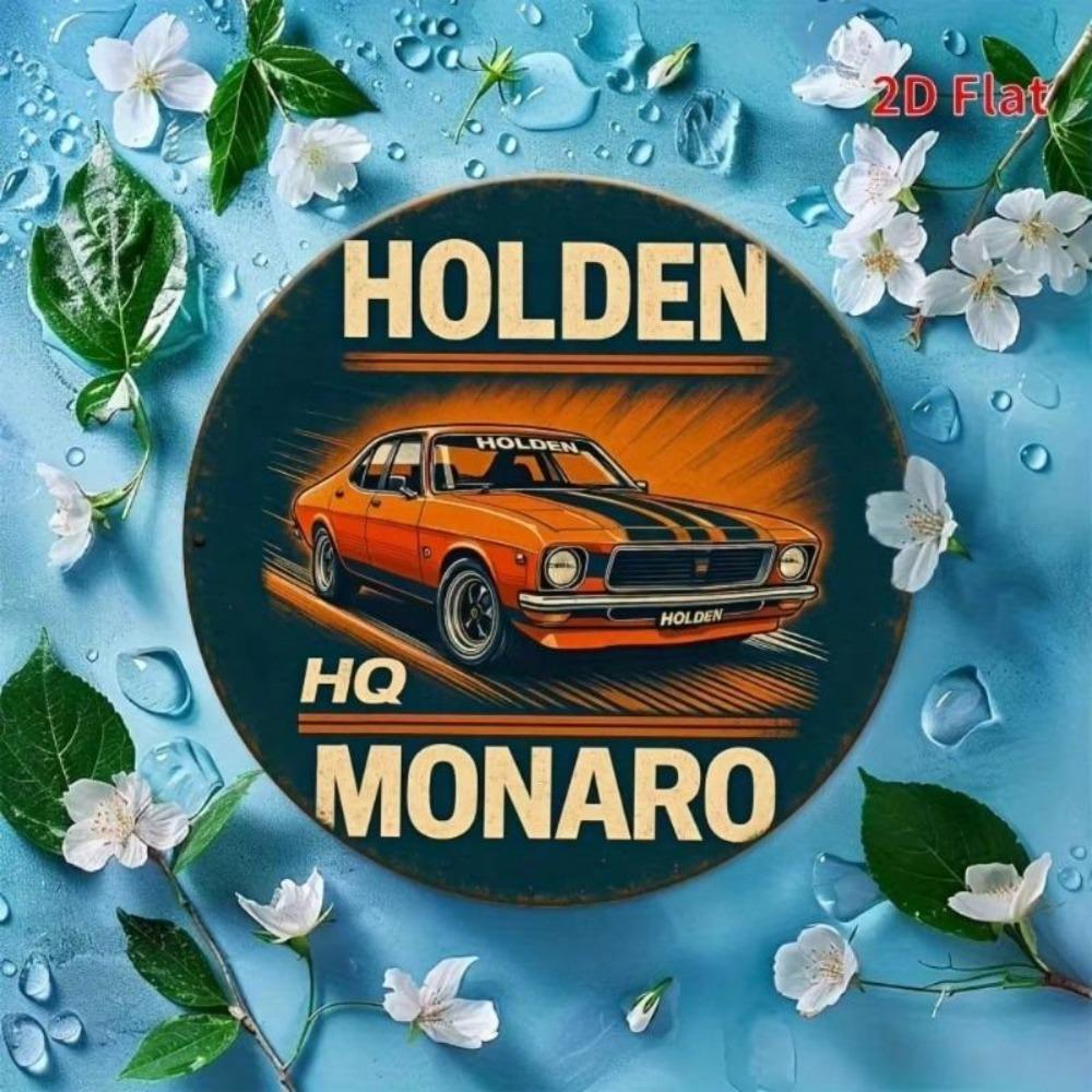Ретро жестяная табличка Holden Monaro Металлическое настенное искусство Декор винтажного автомобиля