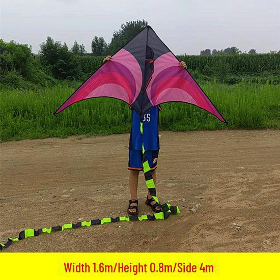 Воздушный змей Prairie для детей 1,1 м/1,6 м в клетку — легко управлять с помощью печати высокого разрешения