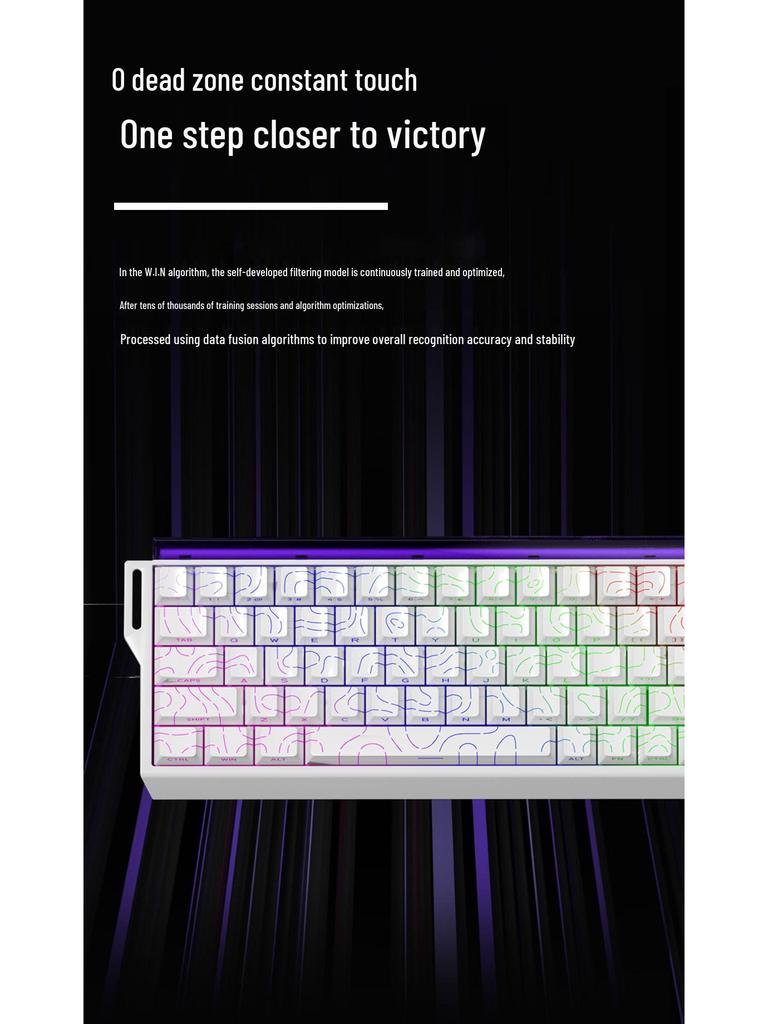 T68PRO RGB Проводная игровая клавиатура: Магнитная ось, Боковая гравировка, Регулируемое срабатывание, Низкая задержка.