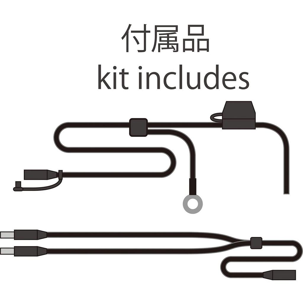 KOMINE Protective Electric Solid Size M EK-201 Gloves, 12V, Black,