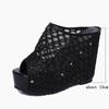Fashion High Heels Sandals Women Beach High Wedge Slippers Women for Summer Slides Open Toe Heels Sexy Slippers Heels Zapatos Mujer