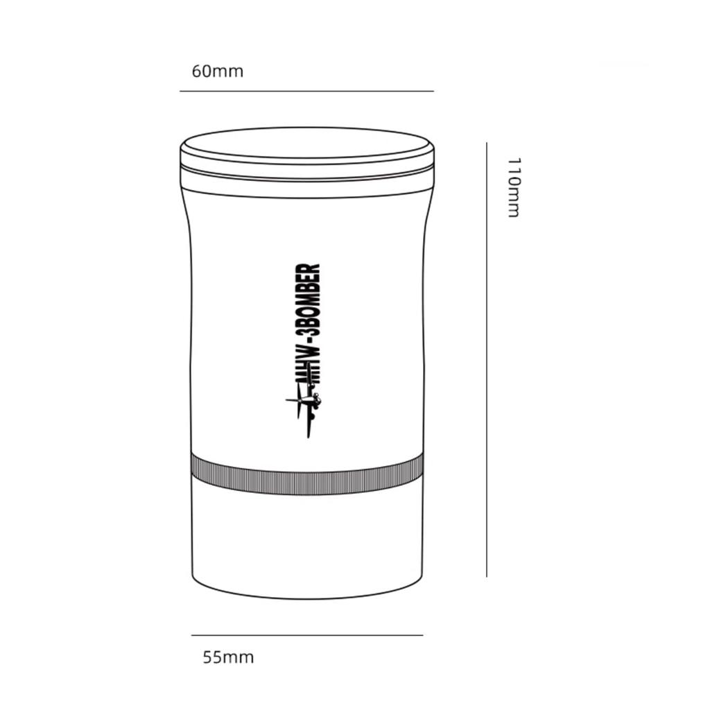 Coffee Coffee Powder Filter with 5 Holds Up To Magnetic Espresso Dosing Coffee Powder Shaker MHW-3BOMBER Sieve, Meshes, 60g, Container, Cup, Filter,