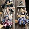 Spooky Props Haunted House Props Witch Dolls Home Door Bar Club Decor Halloween Hanging Ghost
