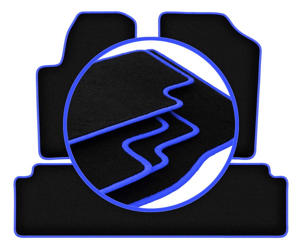 Автомобильные коврики CARLUX-BLUE для: Citroen Berlingo I фургон, Multispace (1996-2010 гг.)