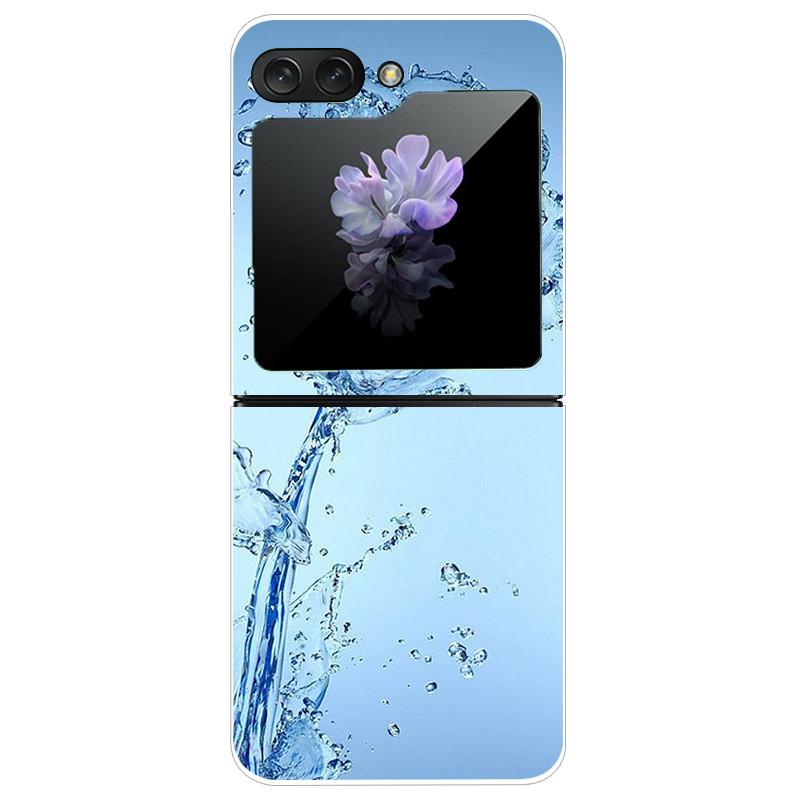 For Samsung Galaxy Z Flip5 Case Hard PC Phone Back Cover for Samsung Galaxy Z Flip 5 5G Cases 6.7'' ZFlip5 Cute Cat Funda Shell