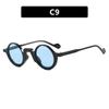 Fashion Uv400 Round Sunglasses New Retro Full-Rim Glasses Men And Women Trend Outdoor Sunscreen Eye Protection Sunglasses