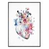 Human Anatomy Organ Poster Brain Heart and Lung Image Wall Art Canvas Painting Medical Room Decorative Print Decoracion Pared