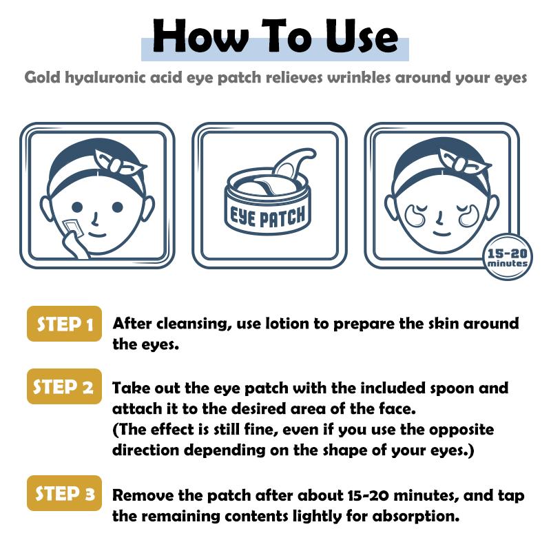 Elizavecca Патчи для глаз Milky Piggy Hell Pore Gold с гиалуроновой кислотой, 60 листов (2 разных количества)