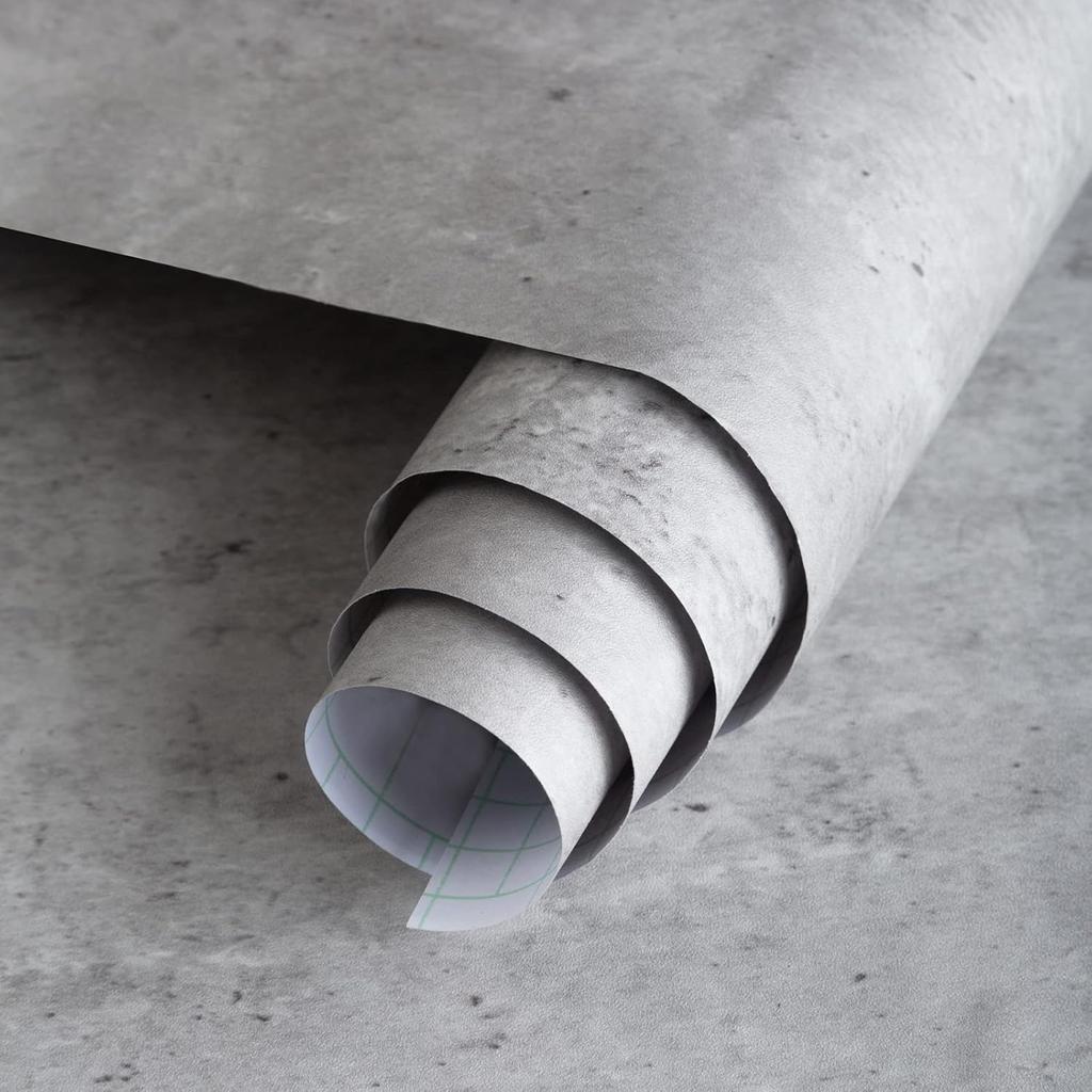 Самоклеящиеся серые обои из ПВХ с текстурой цемента, водостойкая наклейка на стену для ванной, кухни, спальни, домашнего декора