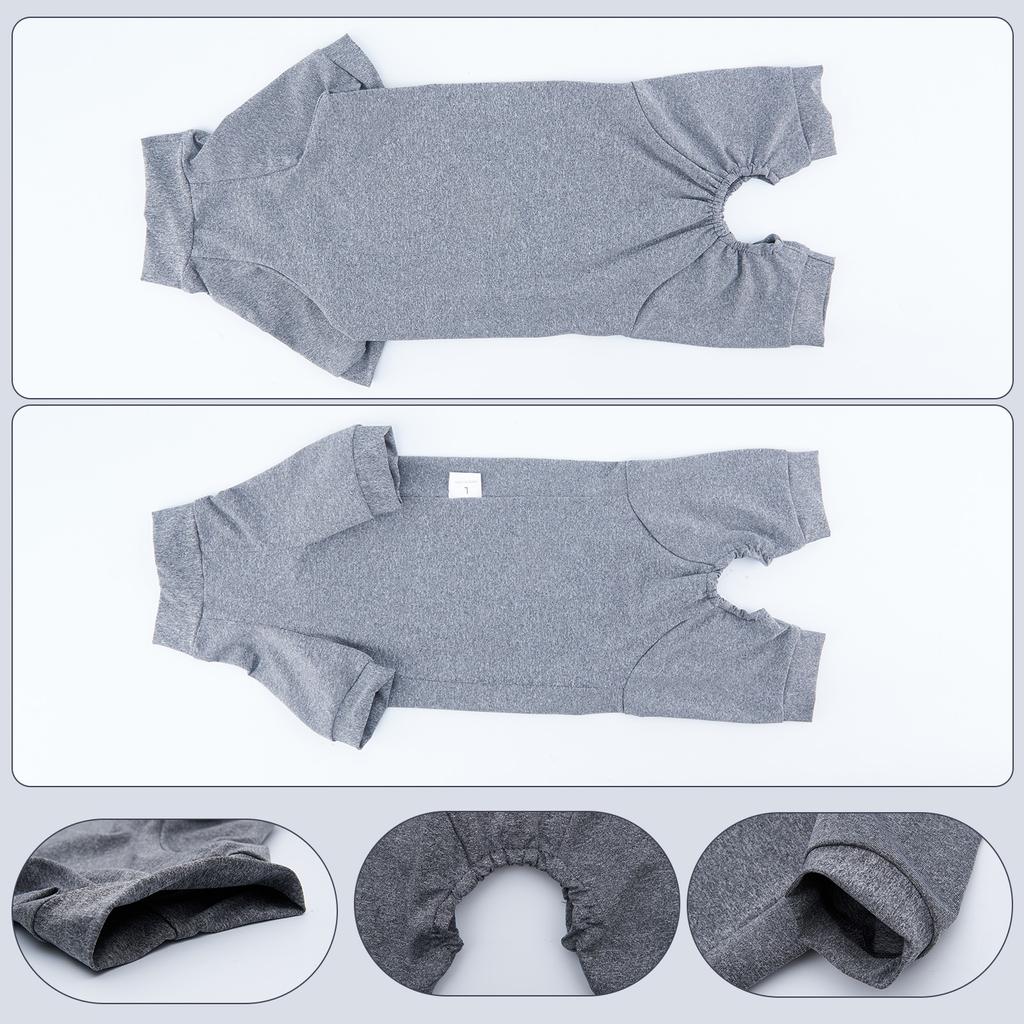 Костюм для восстановления домашних животных, куртка на четыре ноги для лечения ран на животе для кошек