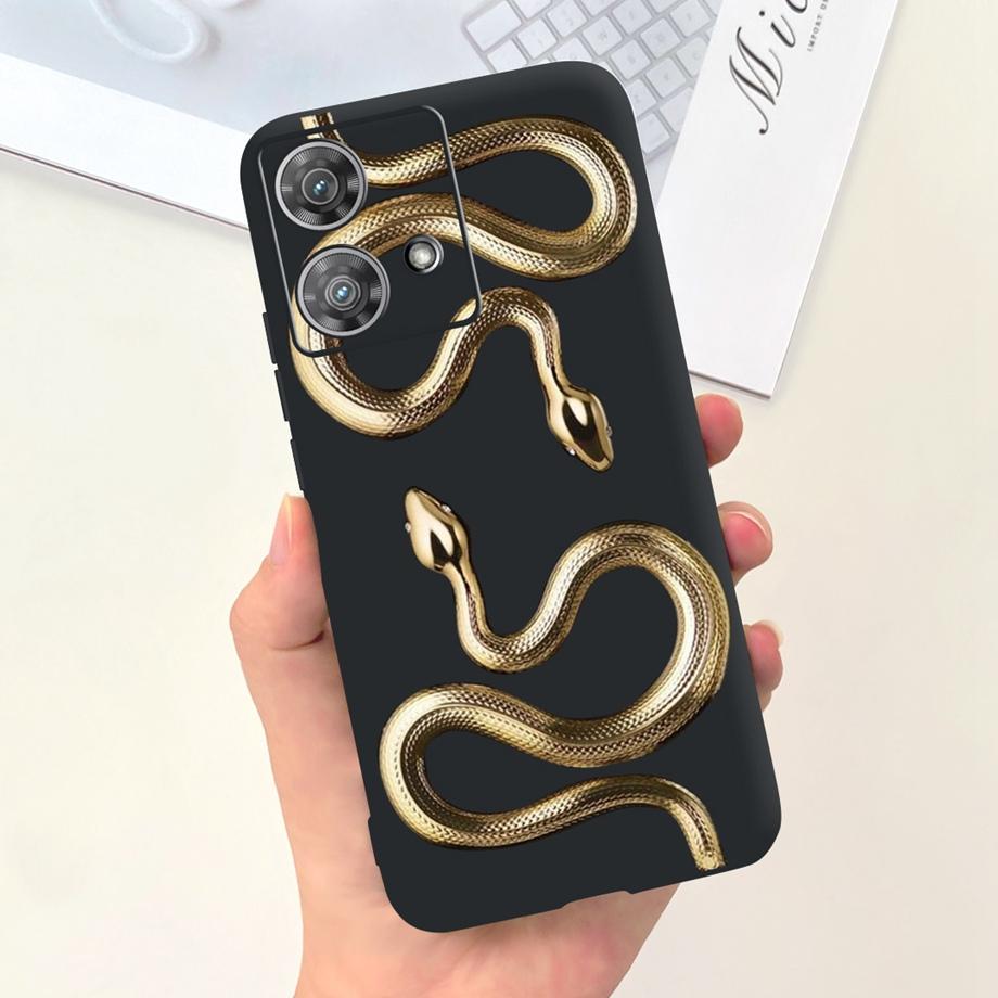For Motorola Moto Edge 40 Neo 5G Case Cool Style Soft Silicone Rubber Anti-knock Phone Cover Cartoon Pattern Fundas Edge40 Neo