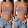 New Fashion Women Sexy Crop Tops Solid Summer Camis Women Casual Tank Tops Vest Sleeveless Crop Tops Blusas