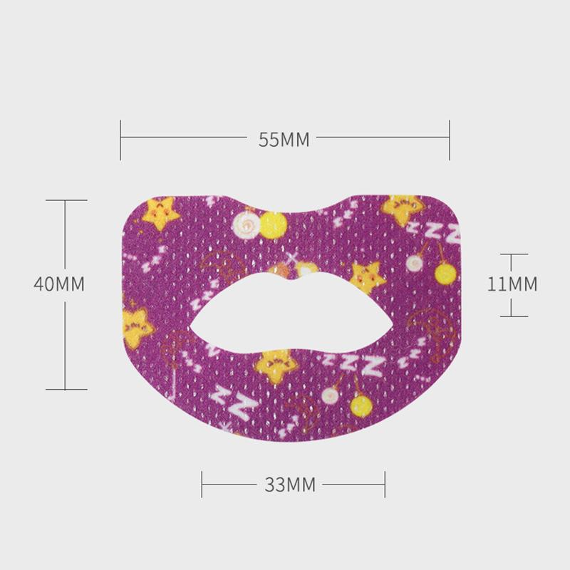 30 шт./кор., наклейки против храпа для детей, детский ночной сон, пластырь для улучшения дыхания, губ, носа, коррекция рта, ортезирующая лента