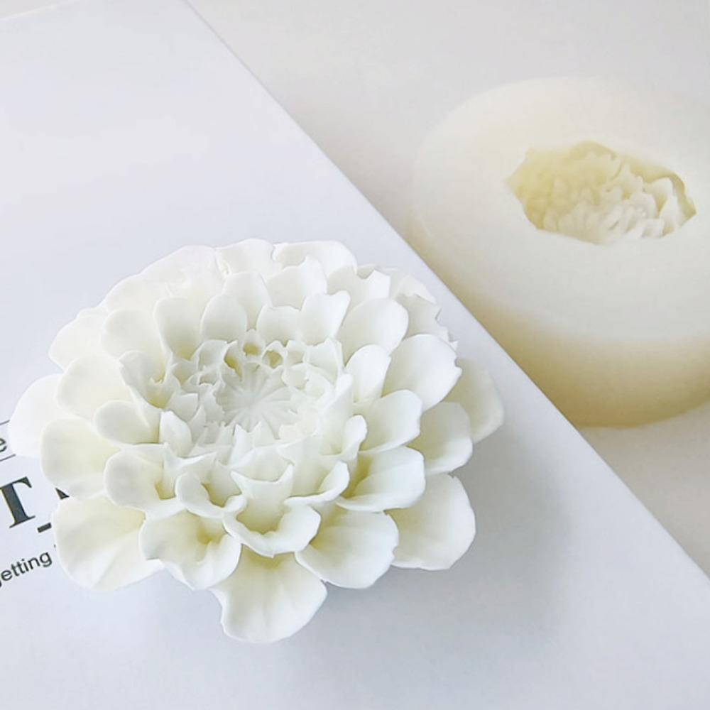 Инструмент для изготовления свечей в виде цветка с несколькими лепестками, биомиметическая роза, мыло ручной работы, силиконовая форма из смолы, подарок на День святого Валентина, украшение для праздничного ужина при свечах