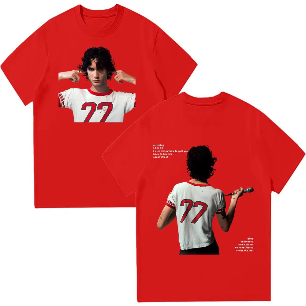 I Barely Know Her T-shirts Singer Graphic Y2K Cotton High Quality Short Sleeve Unisex  Fan Gift Top Autumn and winter innerwear