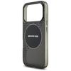 AMG Double Layer Transparent Smocked MagSafe Case for iPhone 17 Pro Black