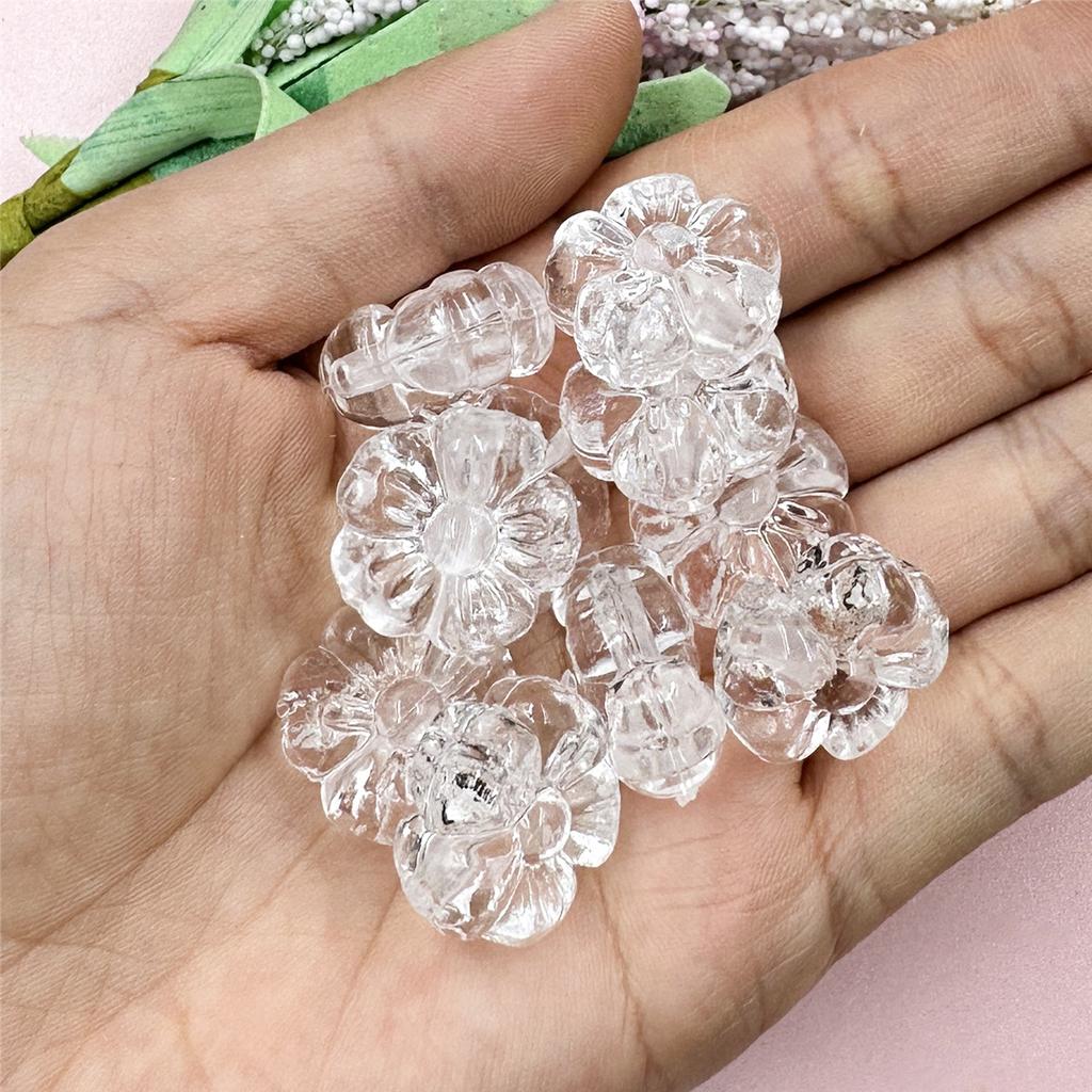 10 шт. 19,3 мм модные акриловые прозрачные кристаллы сливы свободные бусины для изготовления ювелирных изделий DIY ювелирные аксессуары