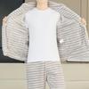 Men's Flannel Zippered Pajama Lounge Set