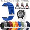 Силиконовый ремешок для часов Garmin Fenix 7S 7X 7 6S 6X 5 5S 5X 5 Plus 3 HR с быстросъемным креплением 20 22 26 мм, ремешки для смарт-часов