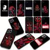 Чехол для телефона Apple iPhone 17 16 11 Pro XS Max 16E 6 7 8 Plus SE 2022 X XR 6S Air Case Супергерой Marvel Дэдпул Супергерой