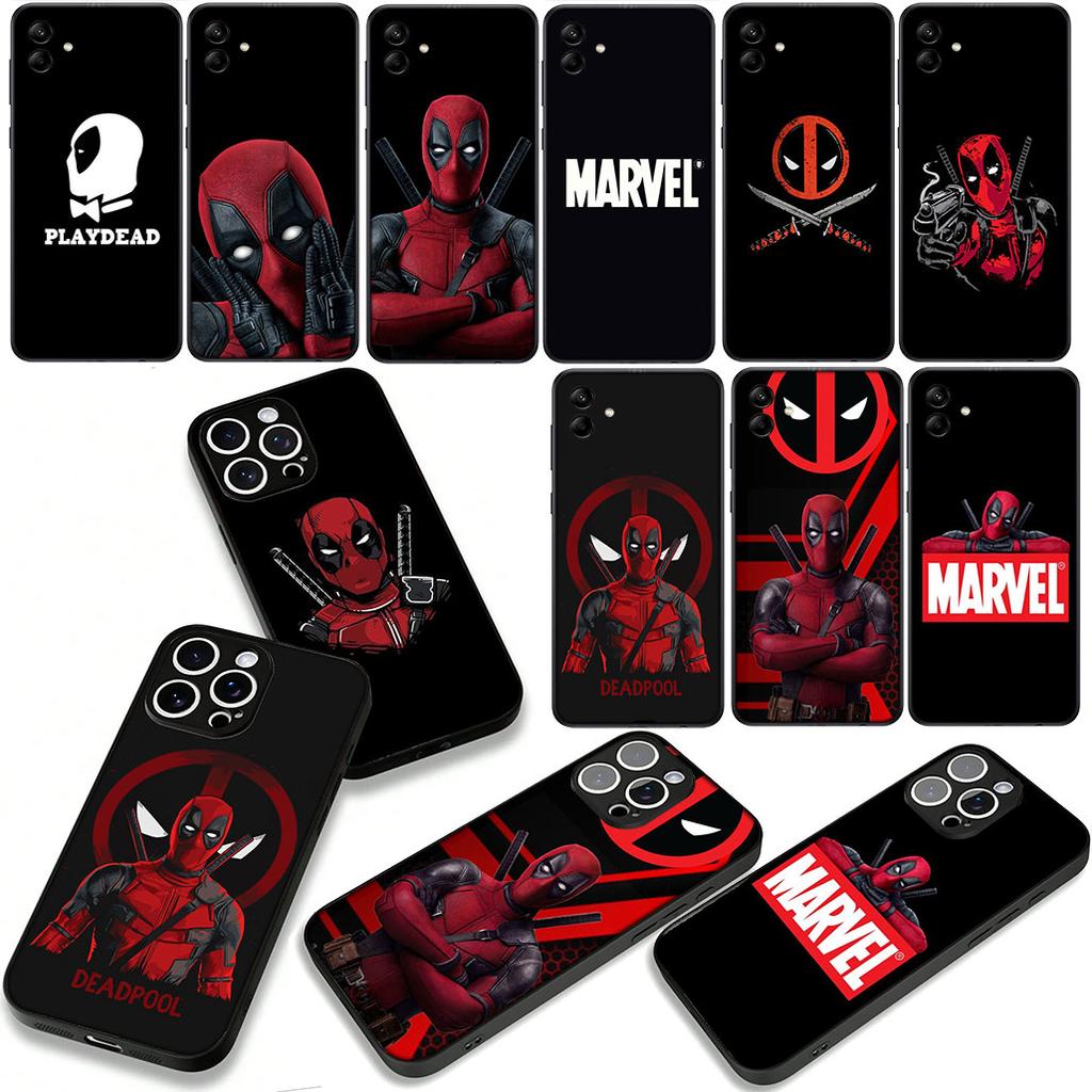 Чехол для телефона Apple iPhone 17 16 11 Pro XS Max 16E 6 7 8 Plus SE 2022 X XR 6S Air Case Супергерой Marvel Дэдпул Супергерой