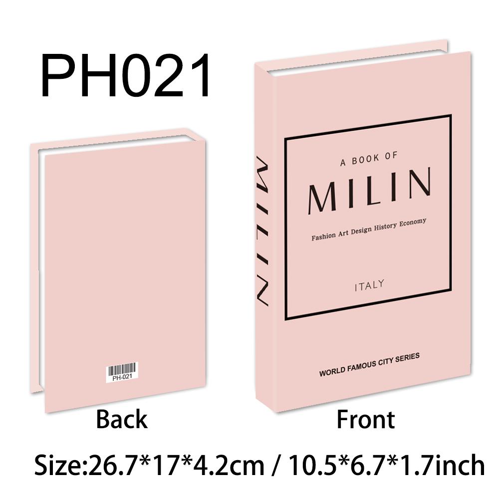 New York Paris London Series Luxury Fake Book Decoration Remote Control Storage Box Fashion Coffee Table Decoration Accessories