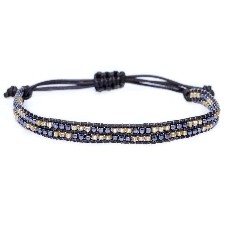 Бохо разноцветные граненые хрустальные японские стеклянные бусины Миюки плетеный браслет для женщин и мужчин Бохо ручная работа шикарные модные украшения