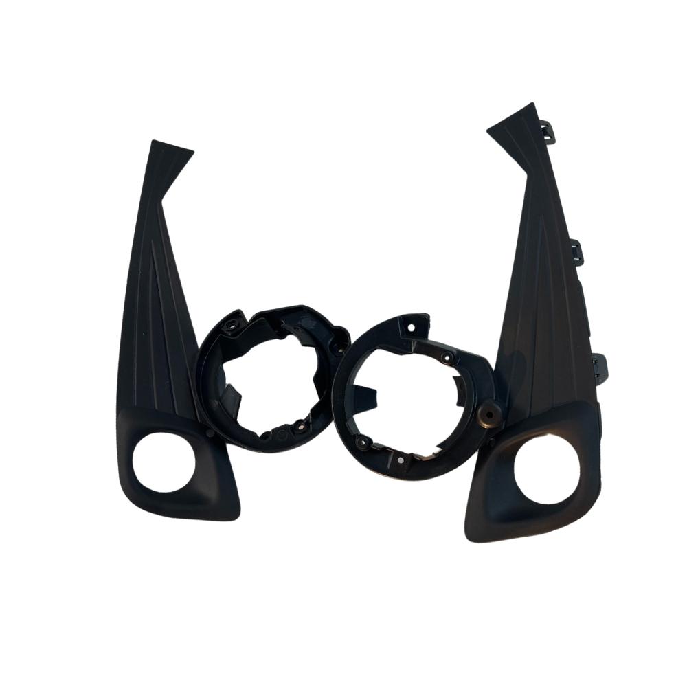 Car Front Fog Light Frame Bracket for Toyota CH-R 2021 2022 2023 No Drilling Required with DRL Housing