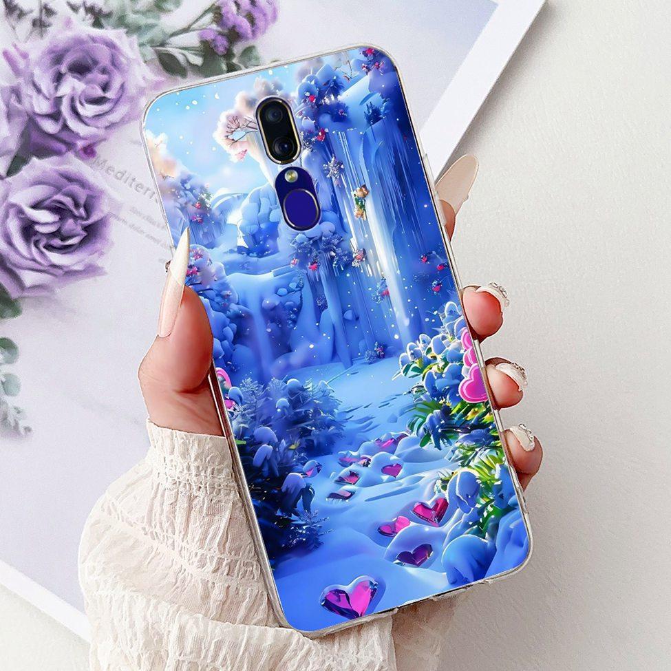 Для Oppo F11 Чехол Прозрачный Роскошный Милый Кот Модный Цветок Забавный Крутой Расписной Мягкая Задняя Крышка Для OppoF11 Чехол Для Телефона CPH1913 CPH1911