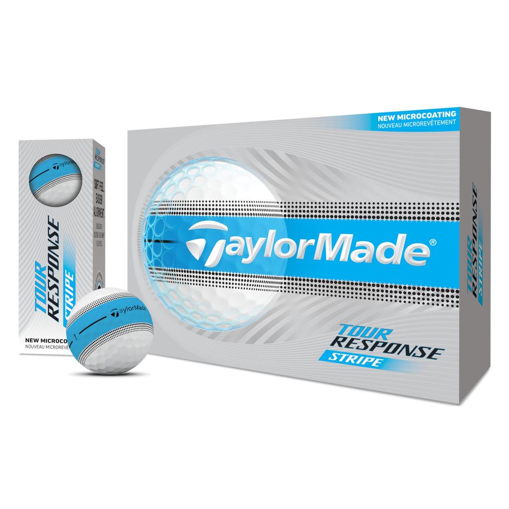 TAYLORMADE GOLF TM26 TourRespStripeMultiGLB dz Tour Response Stripe Multi Мяч для гольфа Модель 2026 года Многоцветный