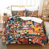 Домашний текстиль Сшитый пододеяльник Цифровая печать Набор из трех предметов 3D