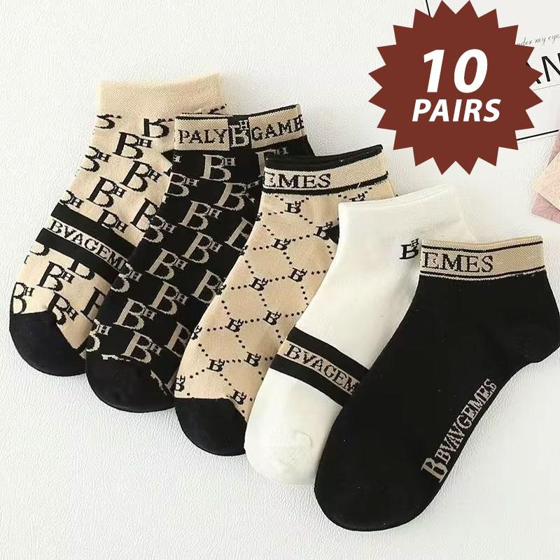 5/10pcs Men's Thin Breathable Low-Cut Socks - Anti-Odor, Moisture-Wicking, Lightweight, Comfortable & Versatile for Daily Wear