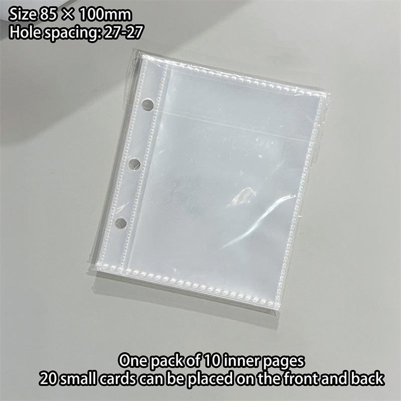 Sweet Lace Denim Style Mini Card Album Portable 3 Inch Photocard Binder Detachable Loose-Leaf Small Card Storage Bag