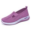 Mom  Middle-aged and Elderly Summer Breathable Comfortable Single  Soft Sole Casual One-pedal Mesh  Childrenshoes