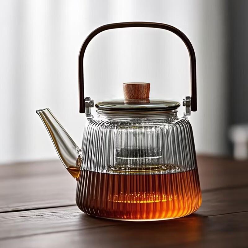 YIHUTEA Элегантный ручной стеклянный чайник