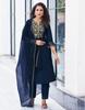 Женский набор Kurta Pant Dupatta из смешанного хлопка Индийский Дизайнерский Нарядный Костюм Kurti Salwar