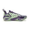 Li Ning Reverse 5 Hunter 2 Super Demon Technology Сетчатые Баскетбольные Кроссовки Мужские Кроссовки Фиолетовый Зеленый ABFW013-10