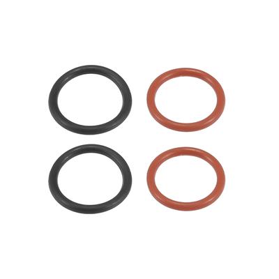 ACROPIX Насос ГУР Уплотнительное Кольцо Вход Выход Уплотнение Соединитель Прокладка Совместимо с Honda Accord Черный Красный 4 шт.
