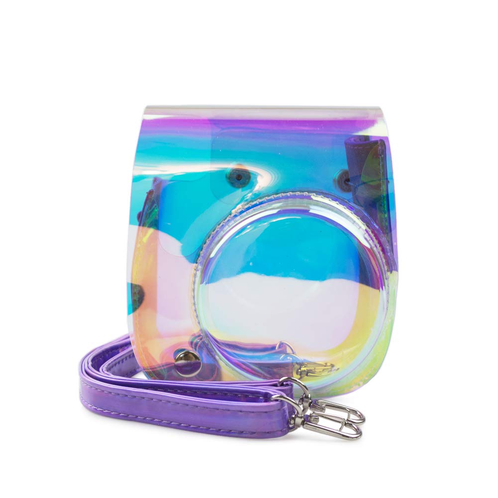 Kinokoo instax Fujifilm instax mini11 чехол для камеры instax mini11 защитный чехол instax с плечевым ремнем чехол из ПВХ, (пурпурный)