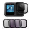 AuyKoo GoPro Hero 13 Black CPL ND Фильтры Поляризационный Нейтральный Плотность Объектив Защита Камеры Алюминий Высокий и Оптический Аксессуары для GoPro (4-Pack) -