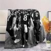 BAL Ravens Printed Flannel Blanket, soft throw for bedroom sofa, washable, fan merchandise, great gift.