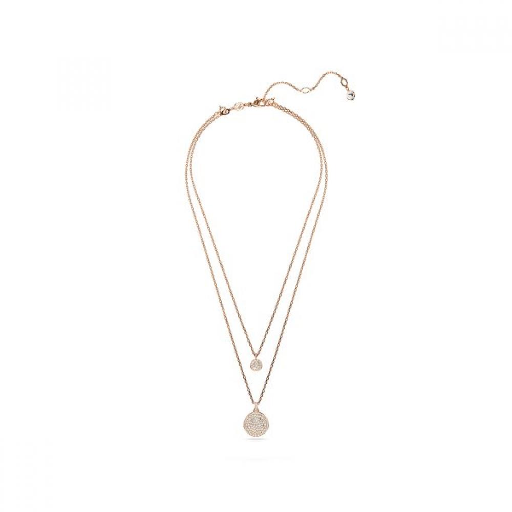 Swarovski Rose Gold Layered Necklace 5683449